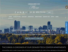 Tablet Screenshot of greenwoodplazaapts.com